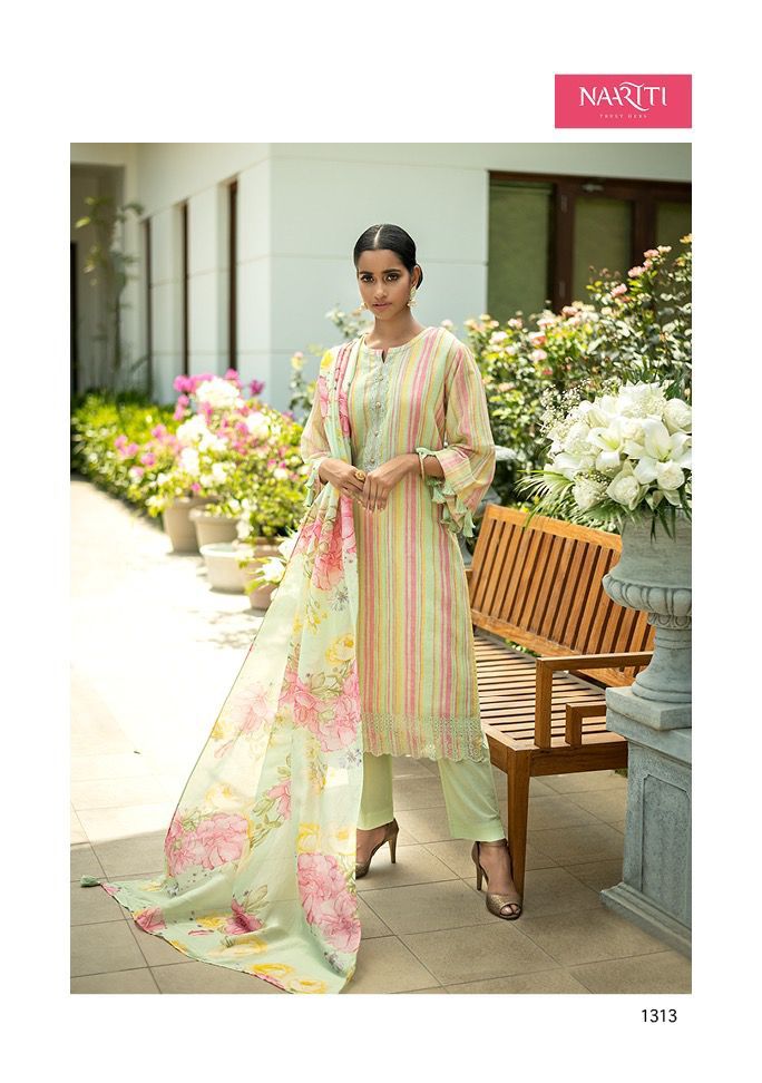 Naariti Blossom Designer Dress Material Catalog Lowest Price